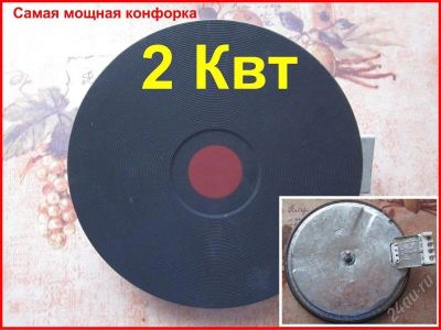 Лот: 1642972. Фото: 1. Конфорка Электроконфорка 2 Квт... Запчасти для остальной бытовой техники
