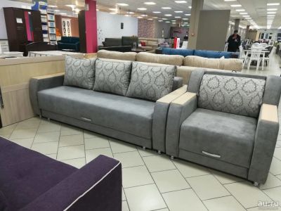 Лот: 15320388. Фото: 1. Комплект " Диван +Кресло кровать... Диваны