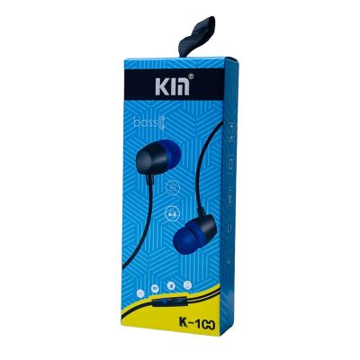 Лот: 22146102. Фото: 1. ГАРНИТУРА KiN K100 Black/Blue. Наушники, гарнитуры