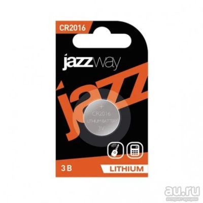 Лот: 17595570. Фото: 1. Батарейка Jazzway CR 2016 BL 1... Батарейки, аккумуляторы, элементы питания