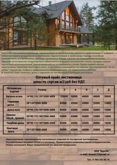 Лот: 23307405. Фото: 1. Вагонка,планкен. Древесина, пиломатериал