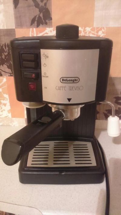 Лот: 6613058. Фото: 1. Кофеварка Delonghi BAR14F Состояние... Чайники, кофемашины, кулеры
