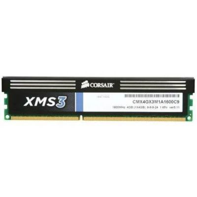 Лот: 12572216. Фото: 1. Corsair CMX4GX3M1A1333C9 4GB DDR3... Оперативная память