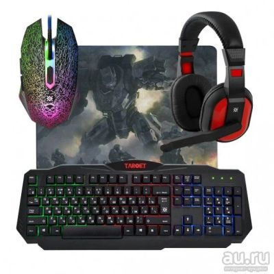 Лот: 17170732. Фото: 1. Комплект Defender Target MKP-350... Клавиатуры и мыши