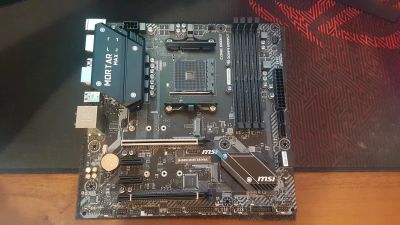 Лот: 17975105. Фото: 1. msi b450m mortar max+Ryzen 5 3600... Комплекты запчастей