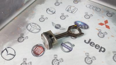 Лот: 23601457. Фото: 1. Поршень с шатуном BMW X5 N52B30... Двигатель и элементы двигателя