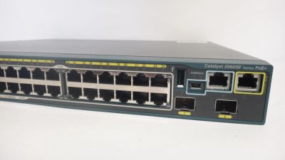 Лот: 6944840. Фото: 1. Коммутатор Cisco WS-C2960S-F24PS-L... Коммутаторы