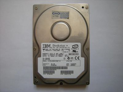 Лот: 8952048. Фото: 1. IBM Deskstar IC35L040AVVN07-0... Жёсткие диски (HDD)