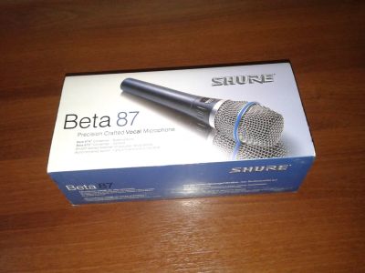 Лот: 5350547. Фото: 1. Shure beta 87. Студийные микрофоны, радиомикрофоны и радиосистемы