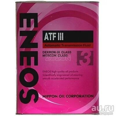 Лот: 9324291. Фото: 1. Eneos ATF Dexron III, 4L. Масла, жидкости