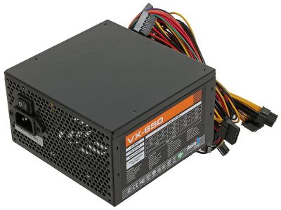 Лот: 12134481. Фото: 1. Блок питания AeroCool VX-650 650W. Корпуса, блоки питания
