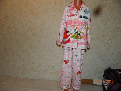 Лот: 4880742. Фото: 1. Пижама (6-8 лет) Х/Б. Одежда для дома