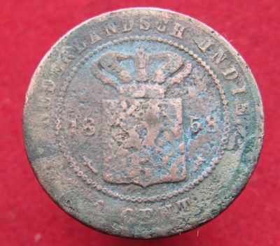 Лот: 15590361. Фото: 1. Голландская Ост-Индия 1 цент... Остальные страны