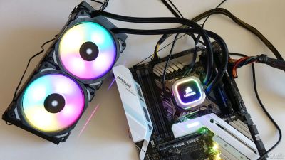 Лот: 13780080. Фото: 1. Жидкостное охлаждение Corsair... Системы охлаждения