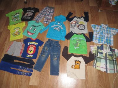 Лот: 9540089. Фото: 1. Пакет вещей на мальчика от 2 до... Другое (одежда и аксессуары)