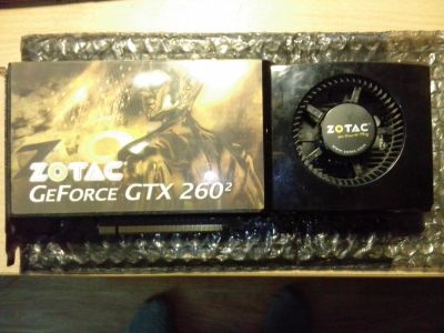 Лот: 12579280. Фото: 1. Видеокарта ZOTAC GTX 260*2 896... Видеокарты