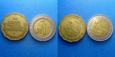 Лот: 16030024. Фото: 1. Набор монет Мексика. Наборы монет
