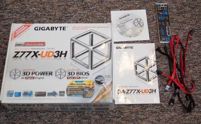 Лот: 7947750. Фото: 1. Материнская плата Gigabyte GA-Z77-UD3H. Материнские платы