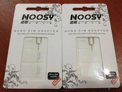 Лот: 2206981. Фото: 1. Nano sim adapter для iPhone 5... Другое (смартфоны, связь, навигация)