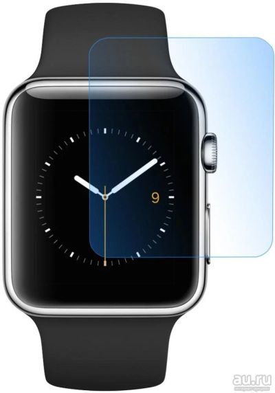 Лот: 9618574. Фото: 1. Защитное стекло для Apple Watch... Дата-кабели, переходники