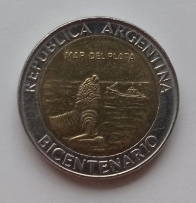 Лот: 21058105. Фото: 1. Монеты юбилейные - Арнентина... Америка