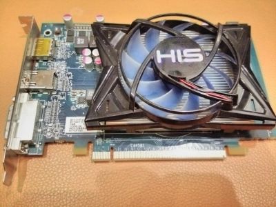 Лот: 7816518. Фото: 1. Видеокарта HIS Radeon HD7750... Видеокарты