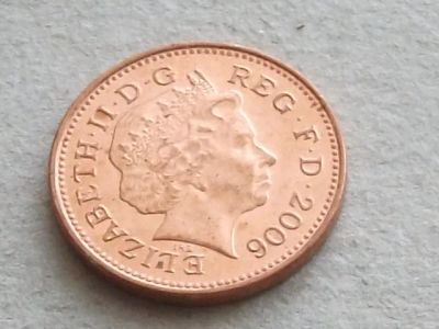 Лот: 14953514. Фото: 1. Монета 1 пенни Великобритания... Великобритания и острова
