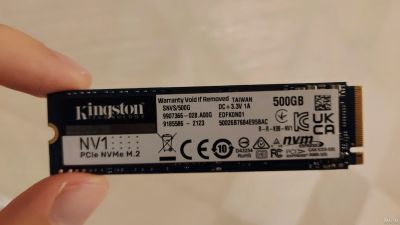Лот: 18219439. Фото: 1. Ssd m.2 Kingston 500gb. SSD-накопители