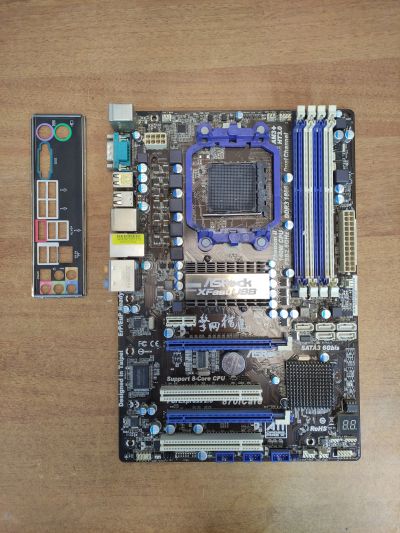 Лот: 19377327. Фото: 1. Материнская плата ASRock 870iCafe. Материнские платы