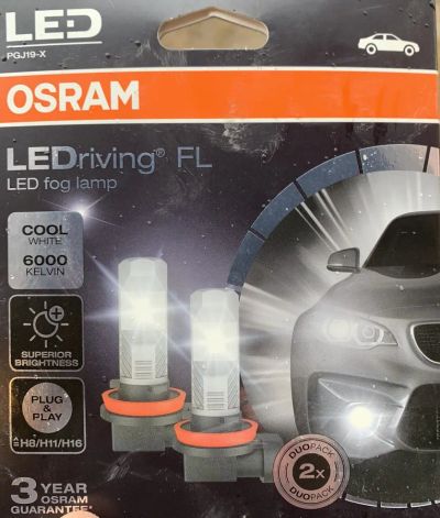 Лот: 20360889. Фото: 1. OSRAM LEDriving FL 67219CW H8... Оптика и освещение