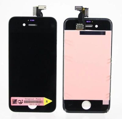 Лот: 9269291. Фото: 1. Дисплей iPhone 4S в сборе Черный... Дисплеи, дисплейные модули, тачскрины