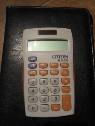 Лот: 7084024. Фото: 1. калькулятор citizen sld 350. Калькуляторы