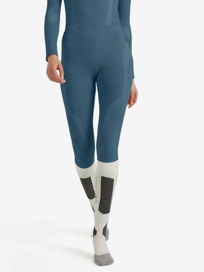 Лот: 22415264. Фото: 1. Женские легинсы FALKE, Синий. Другое (спортивная одежда)