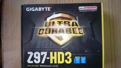 Лот: 7046966. Фото: 1. Gigabyte GA-Z97-HD3 (rev. 1.0). Материнские платы