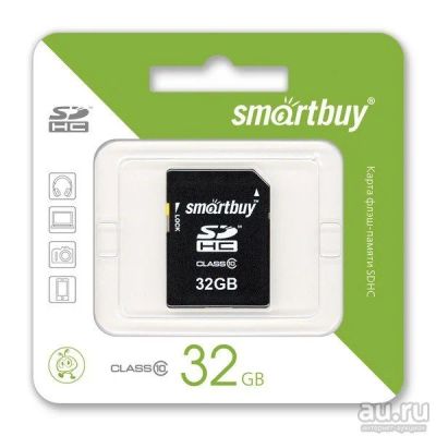 Лот: 8986080. Фото: 1. 32GB Карта памяти SDHC Smart Buy... Карты памяти