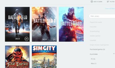 Лот: 13228659. Фото: 1. Аккаунт Origin с играми battlefield... Аккаунты