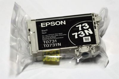 Лот: 3705071. Фото: 1. Продам черный картридж Epson T0731N... Картриджи, расходные материалы