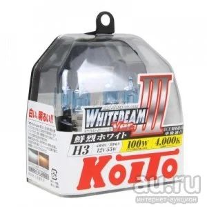 Лот: 12496612. Фото: 1. Koito Авто H3 WhiteBeam III (4000K... Оптика и освещение