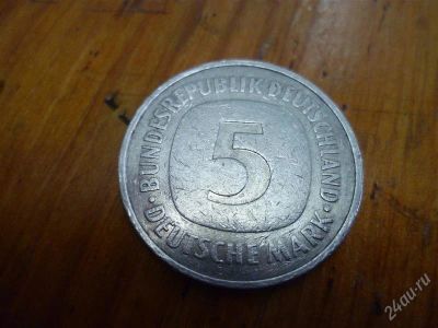 Лот: 2696750. Фото: 1. 5 Deutsche MARK 1976. Германия и Австрия