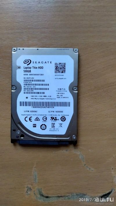 Лот: 14294633. Фото: 1. Жёсткий диск для ноутбука 500... Жёсткие диски (HDD)