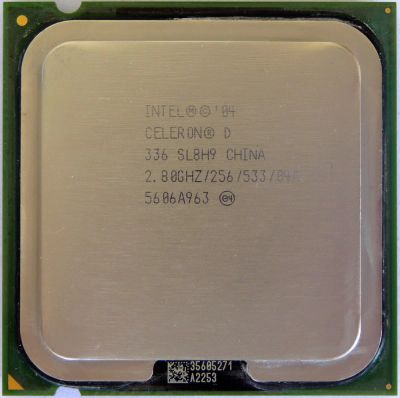 Лот: 9193526. Фото: 1. Intel® Celeron® D Processor 336... Процессоры
