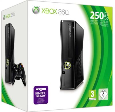 Лот: 3736273. Фото: 1. XBOX 360 S 250Gb+kinnect+2джойстика... Игровые приставки, консоли
