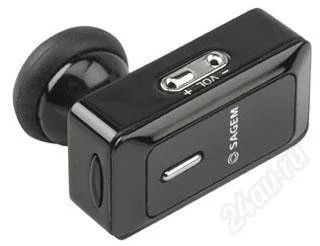 Лот: 1471609. Фото: 1. Bluetoorh гарнитура Sagem H4. Красноярск
