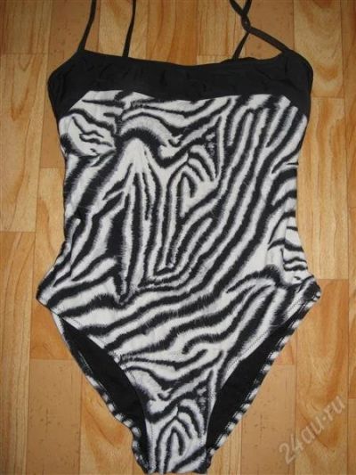 Лот: 1667990. Фото: 1. купальник слитный, закрытый зебра... Купальники