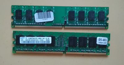 Лот: 10968263. Фото: 1. DDR2 1024Mb + 512 Mb Обе неисправны. Оперативная память