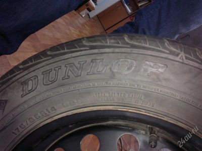 Лот: 1758173. Фото: 1. Резина лето DUNLOP R14. Шины на дисках