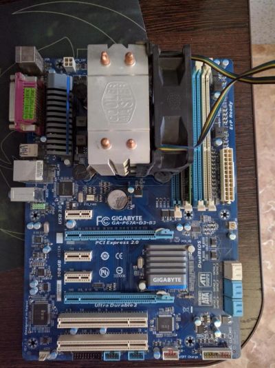 Лот: 11483892. Фото: 1. Сборка Gigabyte GA-P67A-D3-B3... Комплекты запчастей