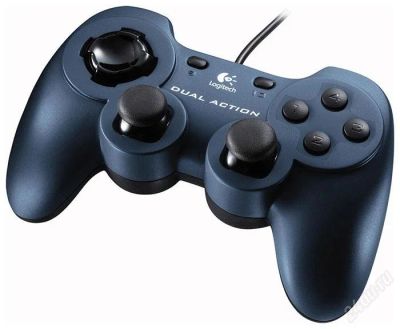 Лот: 85947. Фото: 1. Logitech Dual Action. Рули, джойстики