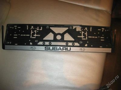 Лот: 744730. Фото: 1. рамка под номер SUBARU б/у. Другое (авто, мото, водный транспорт)
