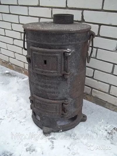 Лот: 6559012. Фото: 1. печка буржуйка с трубой 3м. Отопительные котлы, печи